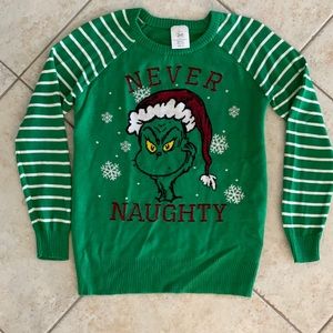 Christmas The Grinch Green Sweater size XS